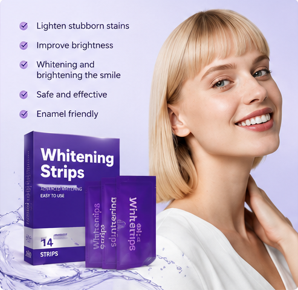 Glow-Up Teeth Whitening Strips